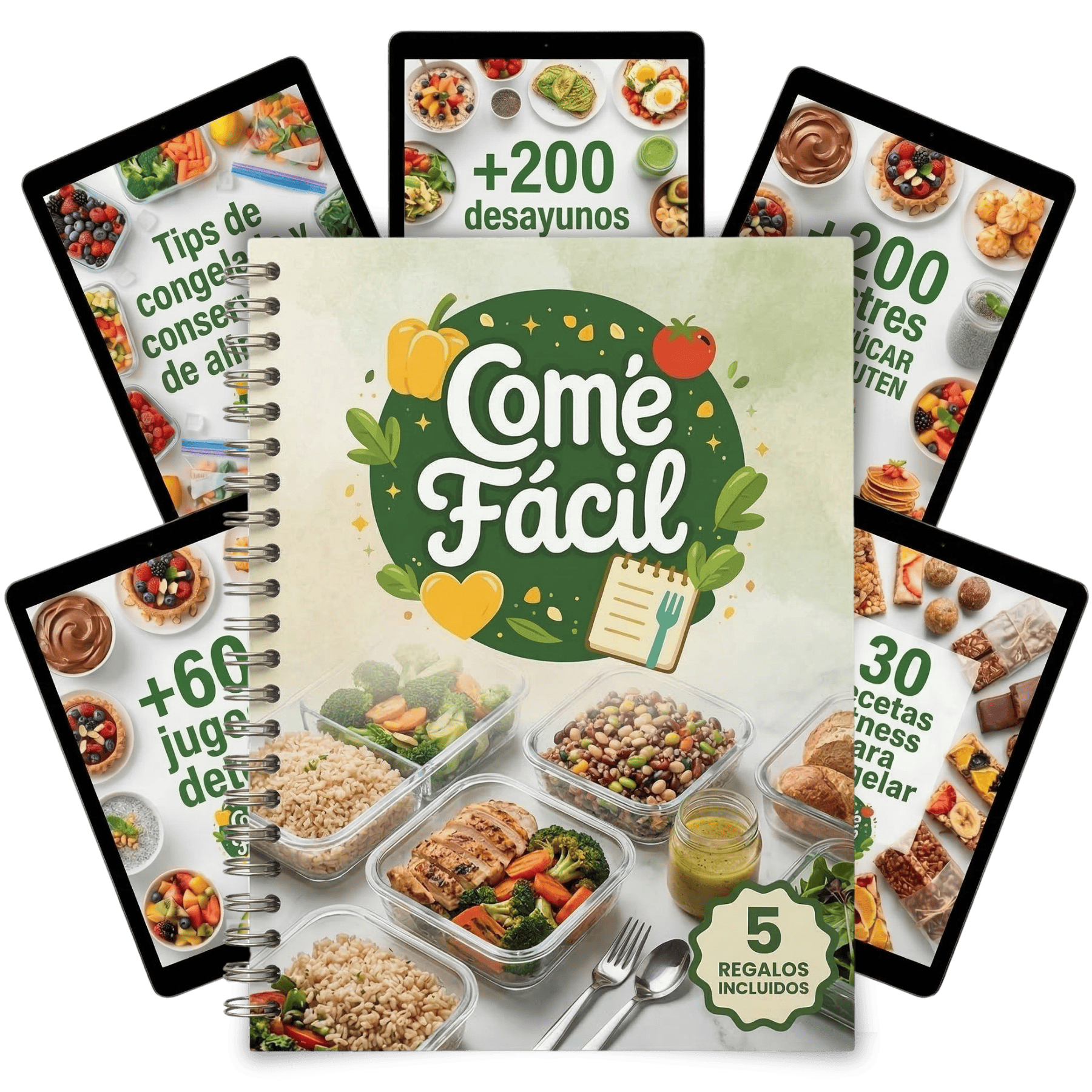 Comé Fácil: el sistema que te resuelve tus comidas (sin pensar todos los días) + 5 BONUS de regalo